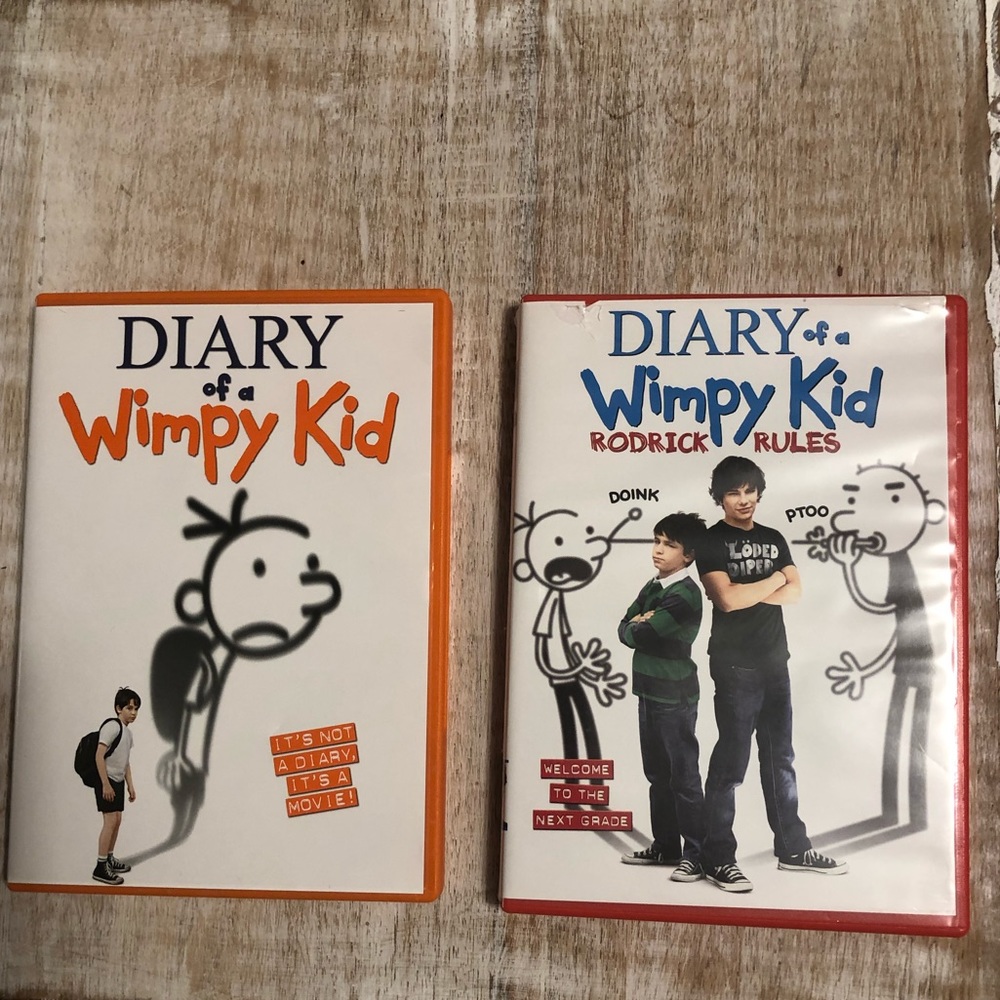 Diary of a Wimpy Kid set of two DVD’s